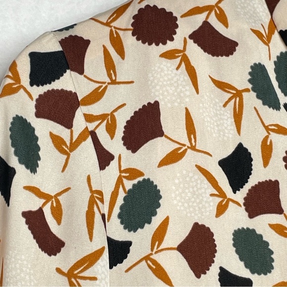 𝅺MNG by Mango silk-like flowing dress wish retro vibe—size 4 - Picture 6 of 13